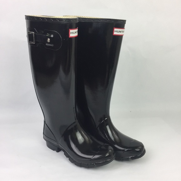 Hunter Shoes - NEW Hunter Huntress Tall Rainboots Gloss